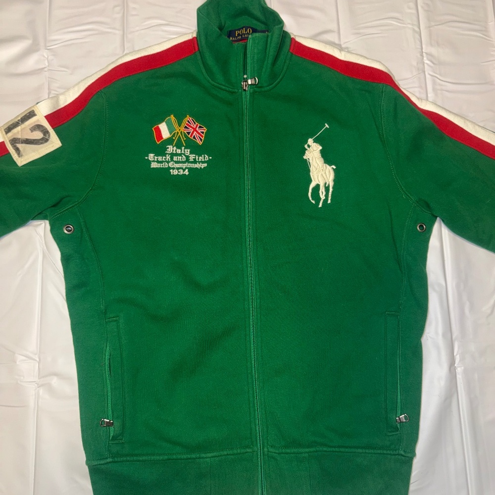 Polo Ralph Lauren "Italy" Track & Field World Championship jacket Size medium